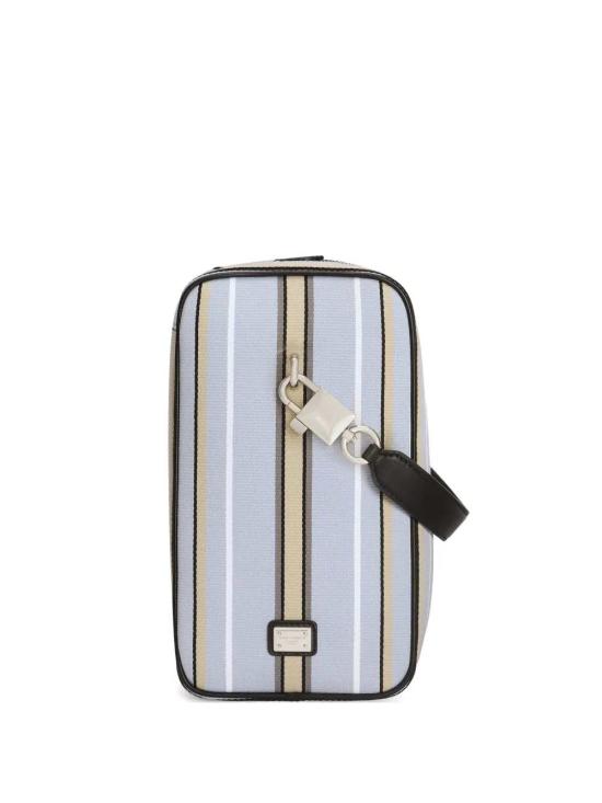 26SS 돌체앤가바나 Lock jacquard fabric 핸드백 BM2449A0379 8L879 MULTICOLOR AZZURRO