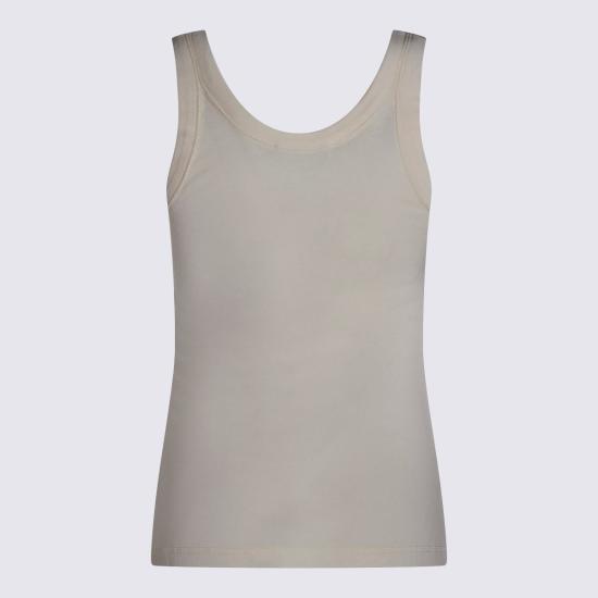  르메르 민소매 티셔츠 크림 코튼 탱크탑 라이트 크림 - LEMAIRE
