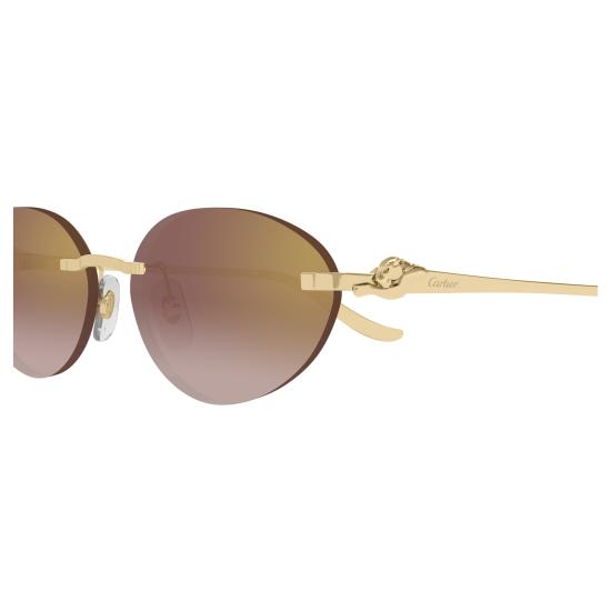 25FW 까르띠에 선글라스 CT0504S 002 GOLD GOLD RED