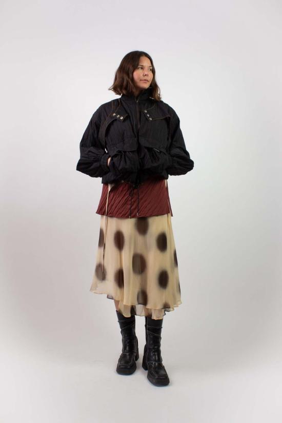  케이코 스커트 Kk Co 레이어드 도트 - KKCO