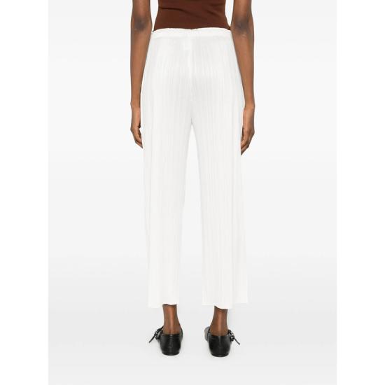 26SS 플리츠플리즈 크롭 팬츠 PP66JF125 01 WHITE - PLEATS PLEASE