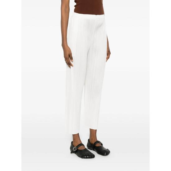 26SS 플리츠플리즈 크롭 팬츠 PP66JF125 01 WHITE - PLEATS PLEASE
