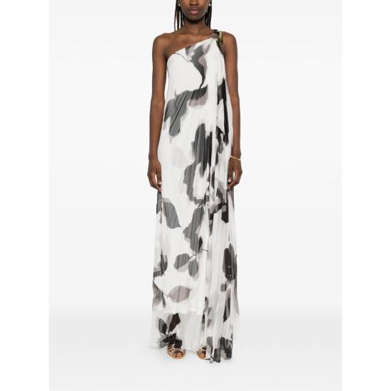 26SS 막스마라 원피스 MXEFUGGITO 026 001 WHITE BLACK - MAX MARA