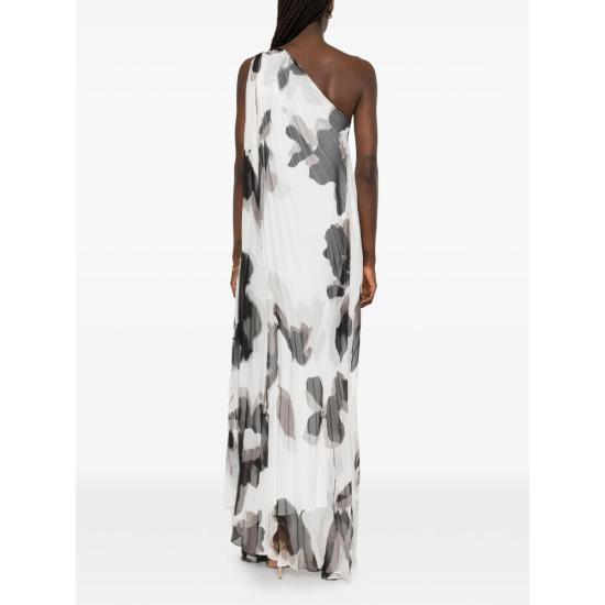 26SS 막스마라 원피스 MXEFUGGITO 026 001 WHITE BLACK - MAX MARA