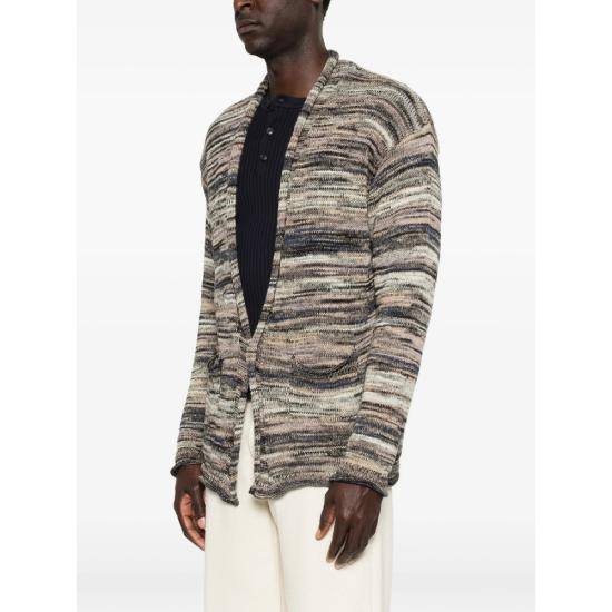 26SS 로베르토 콜리나 가디건 261MYA39012 NECAM NEUTRALS BLACK - ROBERTO COLLINA