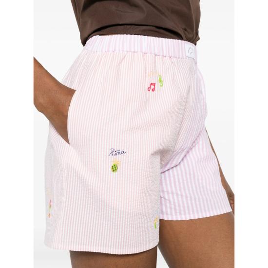 26SS 메종 라비쉬 숏팬츠 XWVERMENOUZEBA SEORA PINK WHITE - MAISON LABICHE