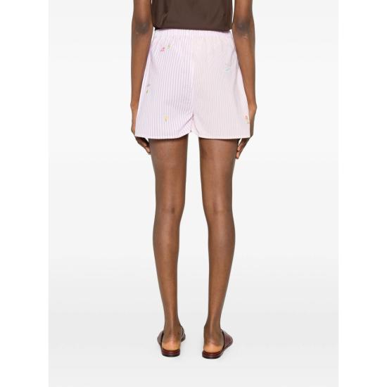 26SS 메종 라비쉬 숏팬츠 XWVERMENOUZEBA SEORA PINK WHITE - MAISON LABICHE