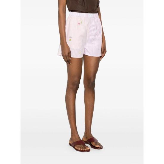 26SS 메종 라비쉬 숏팬츠 XWVERMENOUZEBA SEORA PINK WHITE - MAISON LABICHE