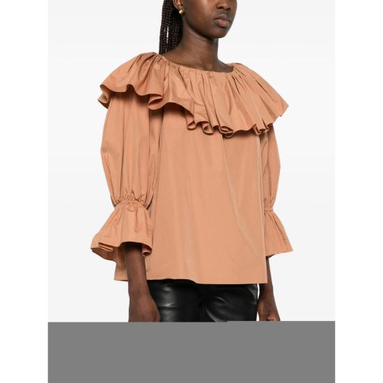 26SS 끌로에 블라우스 26UH101144 26U BROWN - CHLOE