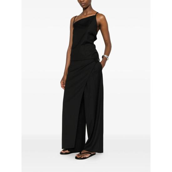 26SS 라 피신 민소매 티셔츠 LS261WT011 RA015 999 BLACK - LA PISCINE