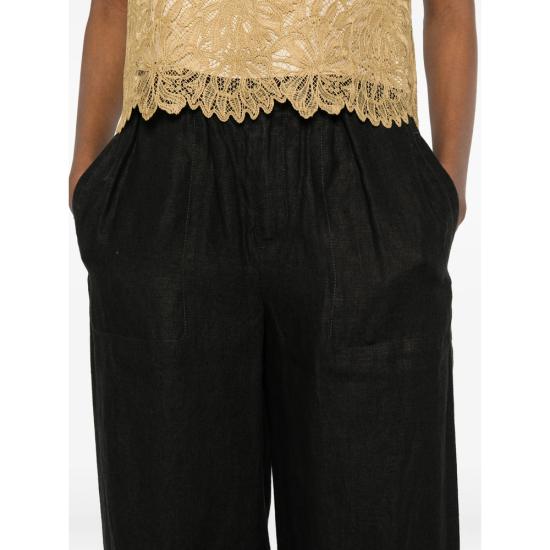 26SS 빈스 팔라초 팬츠 V023422328 001 BLACK - VINCE