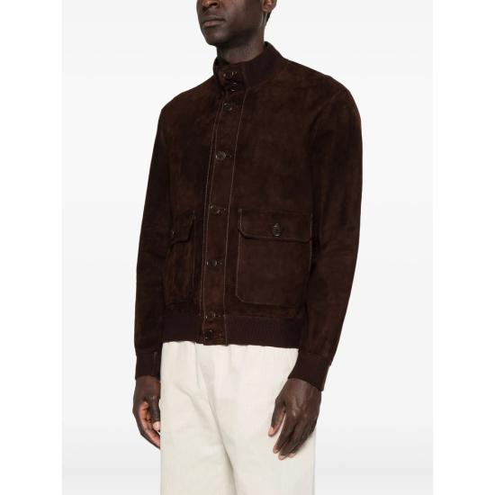 26SS 살바토레 산토로 가죽 자켓 50685 U DKBRO BROWN - SALVATORE SANTORO