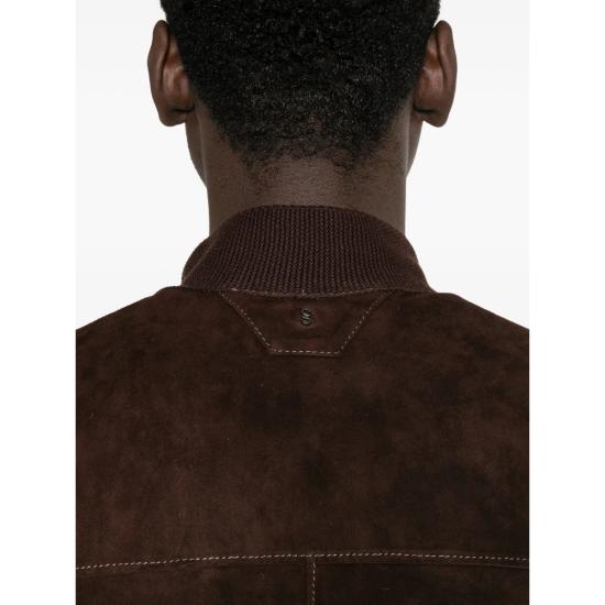 26SS 살바토레 산토로 가죽 자켓 50685 U DKBRO BROWN - SALVATORE SANTORO