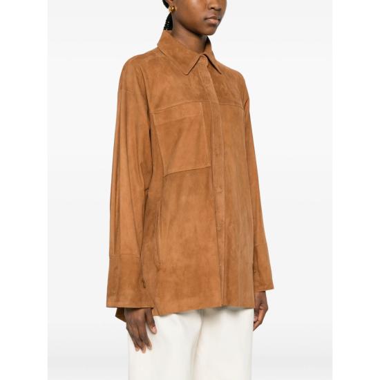 26SS 살바토레 산토로 가죽 자켓 50010 D CARAM BROWN - SALVATORE SANTORO