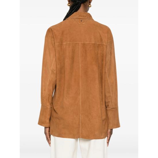 26SS 살바토레 산토로 가죽 자켓 50010 D CARAM BROWN - SALVATORE SANTORO