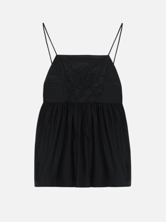  코데라 블라우스 코르데라 코튼 자수 탑 - CORDERA