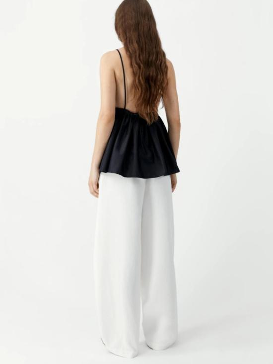  코데라 블라우스 코르데라 코튼 자수 탑 - CORDERA