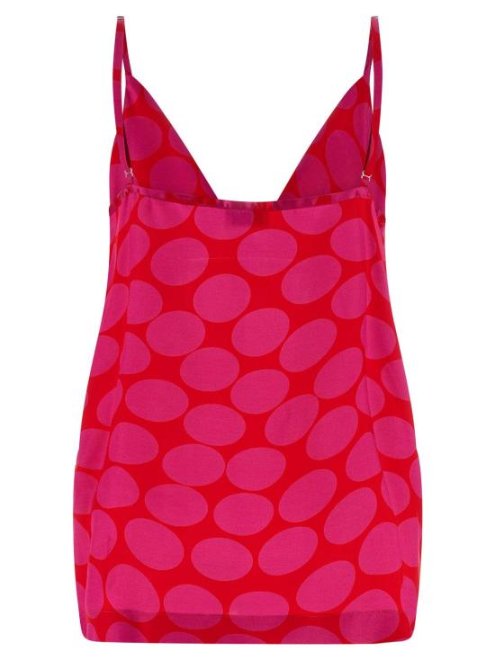  드리스 반 노튼 블라우스 Dries Van Noten Caliya 탑 퓨샤 - DRIES VAN NOTEN