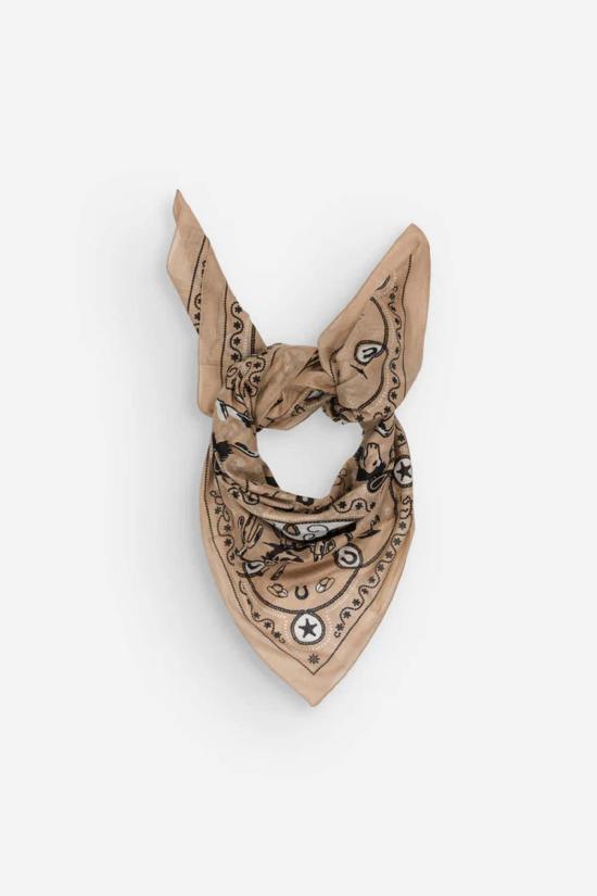  메종 르콩트 플라망 머플러/스카프 Maison Lecomte Flament 파 웨스트 코튼 반다나 스카프 - MAISON LECOMTE FLAMENT