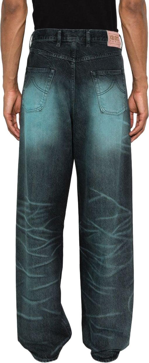 26SS 겐조 턴업 와이드 핏 진 FG55DP4246K762 NAVY - KENZO
