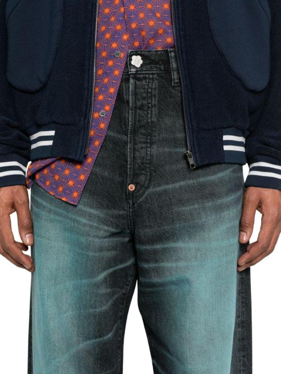 26SS 겐조 턴업 와이드 핏 진 FG55DP4246K762 NAVY - KENZO