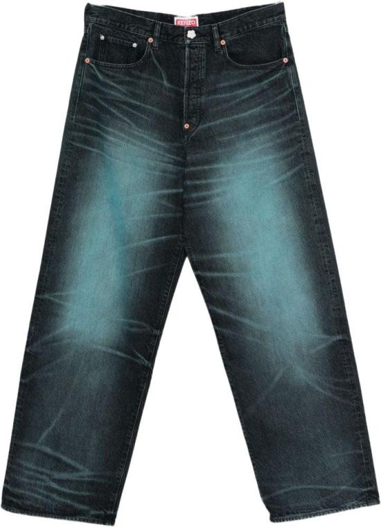 26SS 겐조 턴업 와이드 핏 진 FG55DP4246K762 NAVY