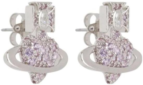 26SS 비비안웨스트우드 아그나타 실버 귀걸이 6201036HP621 SILVER - VIVIENNE WESTWOOD