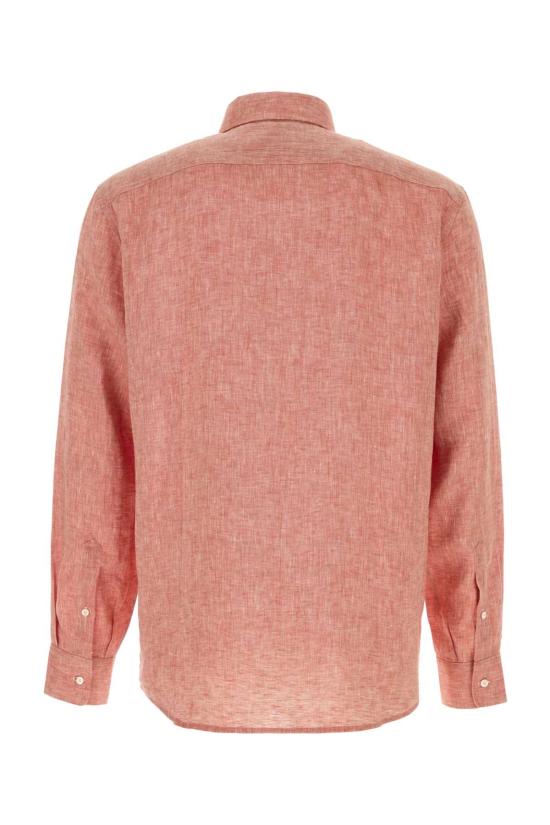 26SS 브루넬로 쿠치넬리 이지 핏 셔츠 MM6840627 C148 Red - BRUNELLO CUCINELLI