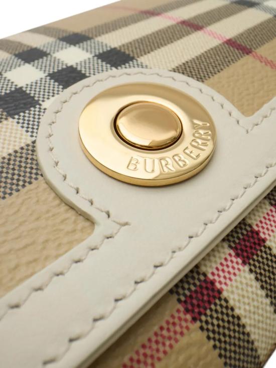 26SS 버버리 탑 핸들 노트 백 8125103 B7348 VNTG CHK SOAP - BURBERRY