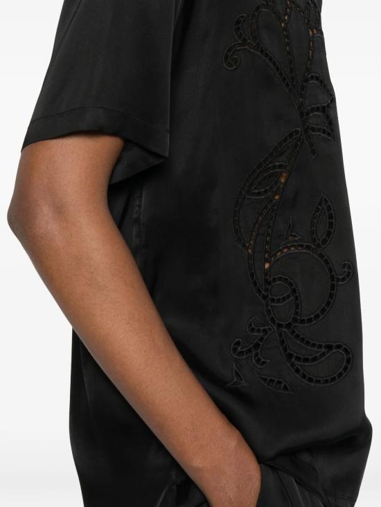 26SS 에르마노 피렌제 셔츠 D48EK060EL1MF099 MF099 NERO - ERMANNO FIRENZE