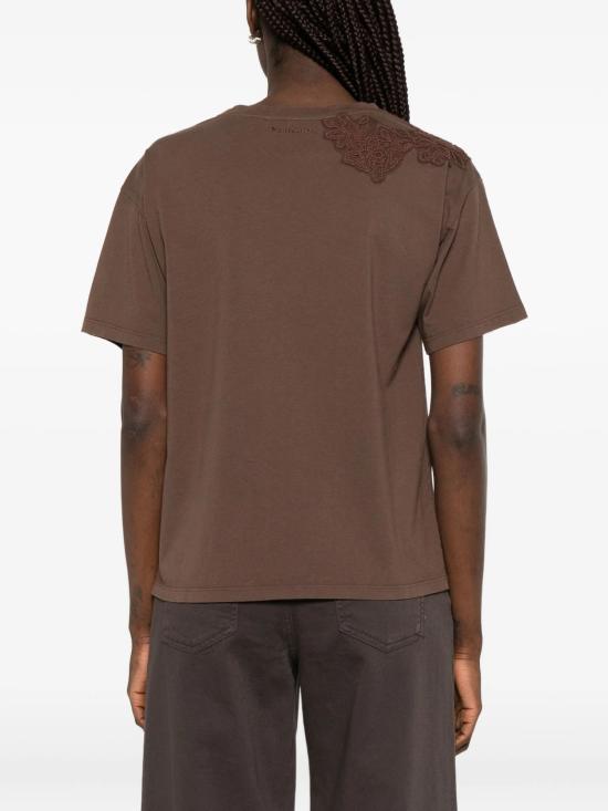 26SS 에르마노 피렌제 탑 D48EL037EG1MFB24 MFB24 MORO NOCE - ERMANNO FIRENZE