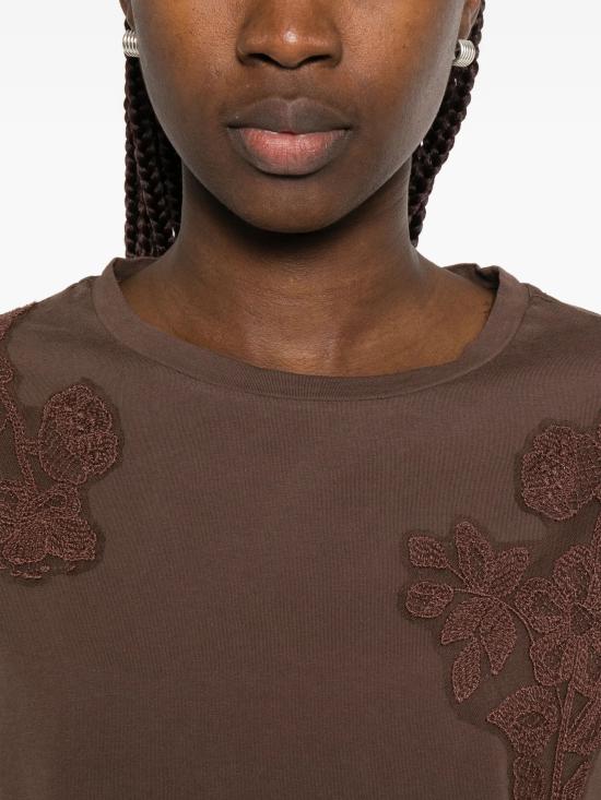 26SS 에르마노 피렌제 탑 D48EL037EG1MFB24 MFB24 MORO NOCE - ERMANNO FIRENZE