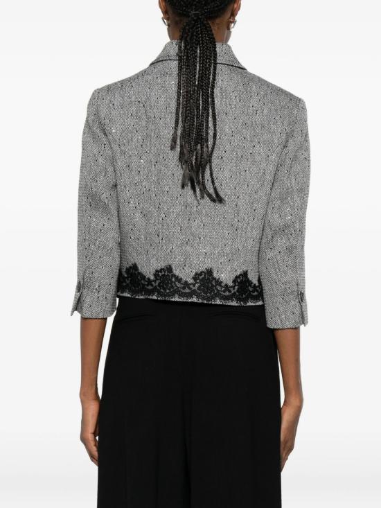 26SS 에르마노 피렌제 자켓 D48EI021E5BMF062 MF062 NERO OFF WHITE - ERMANNO FIRENZE