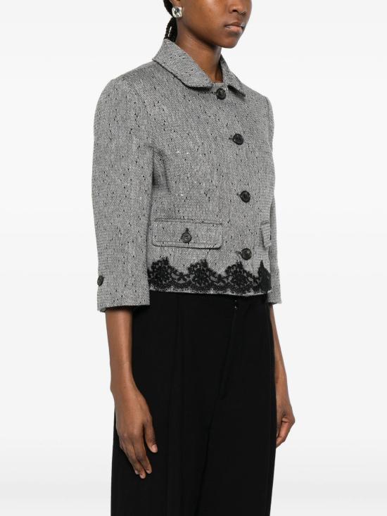 26SS 에르마노 피렌제 자켓 D48EI021E5BMF062 MF062 NERO OFF WHITE - ERMANNO FIRENZE