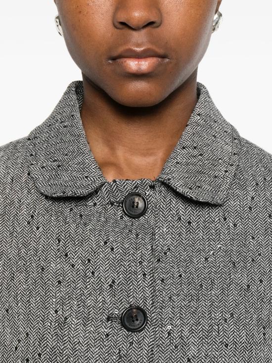 26SS 에르마노 피렌제 자켓 D48EI021E5BMF062 MF062 NERO OFF WHITE - ERMANNO FIRENZE