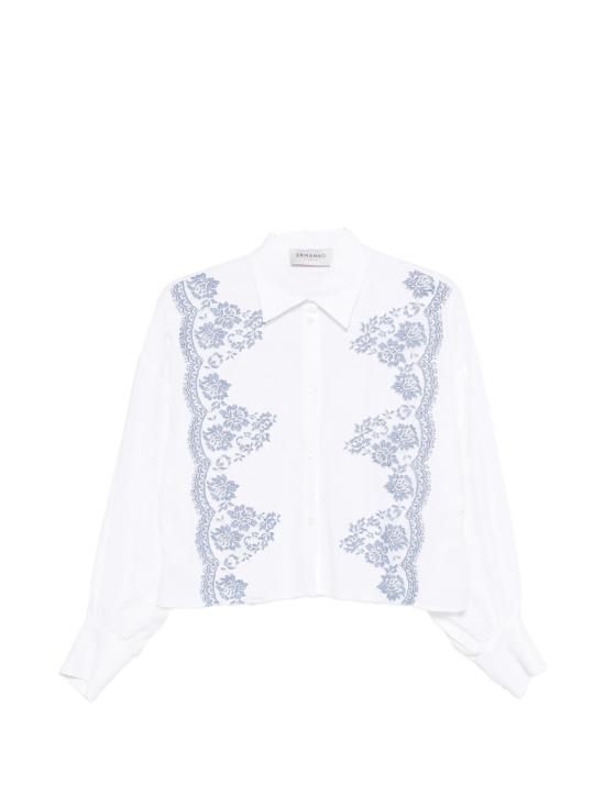 26SS 에르마노 피렌제 셔츠 D48EK040ET0MFA39 MFA39 BIANCO OTTICO