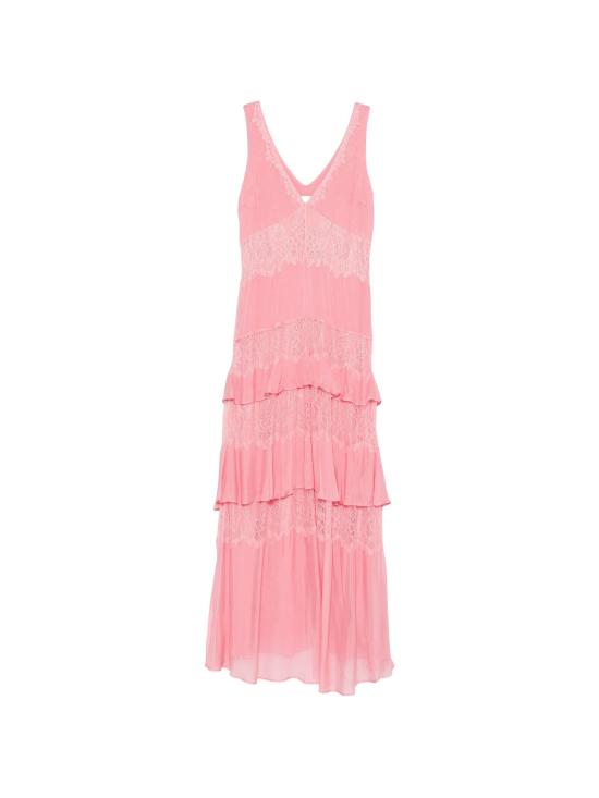 26SS 에르마노 피렌제 원피스 D48EQ073E68MF749 MF749 ROSA BUBBLE