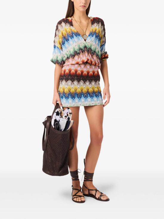 26SS 미소니 숏 스커트 DS26SH1UBR015J SMSNV MULTI - MISSONI