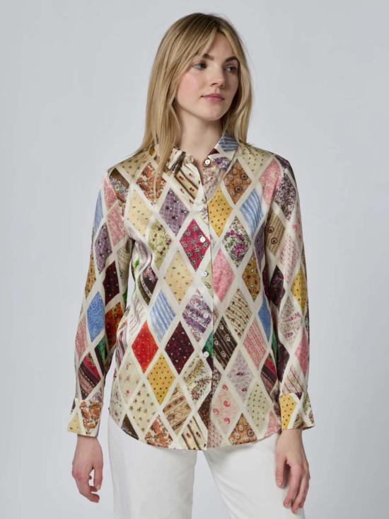  링구아 프랑카 블라우스 에머슨 버튼업 셔츠