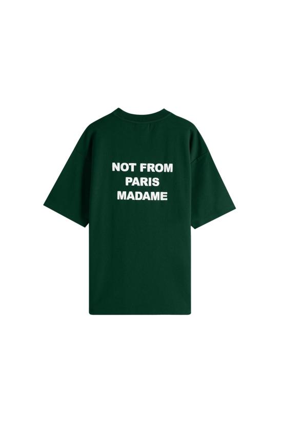 26SS 드롤드무슈 반팔 티셔츠 PERM TS203 CO002 DGN DGN DARK GREEN - DROLE DE MONSIEUR