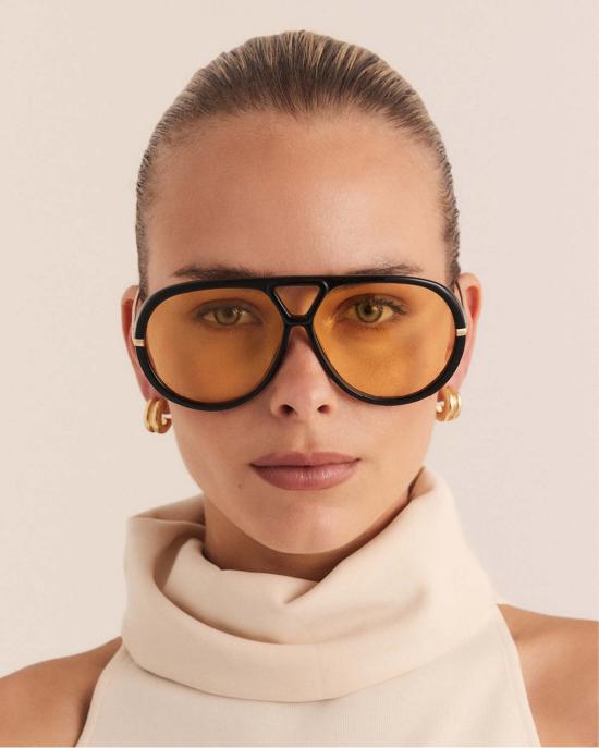  Banbé Eyewear 안경 반베 아이웨어 할리 선글라스 블랙/옐로우