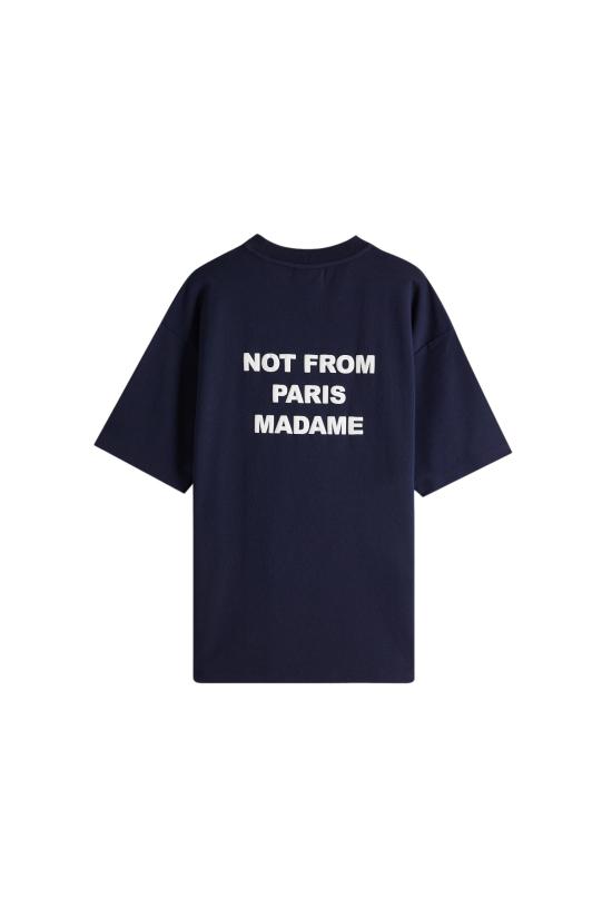 26SS 드롤드무슈 반팔 티셔츠 PERM TS203 CO002 NY NY NAVY - DROLE DE MONSIEUR