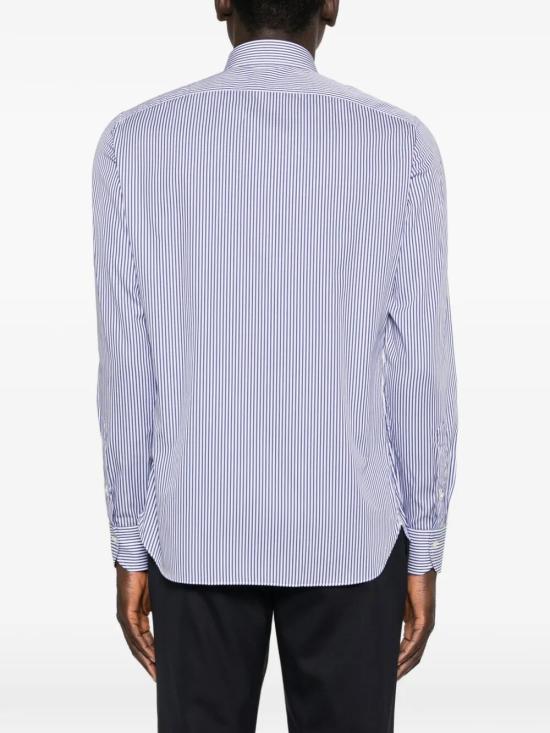 26SS 보리엘로 긴팔 셔츠 21019 3 STRIPE BLUE - BORRIELLO