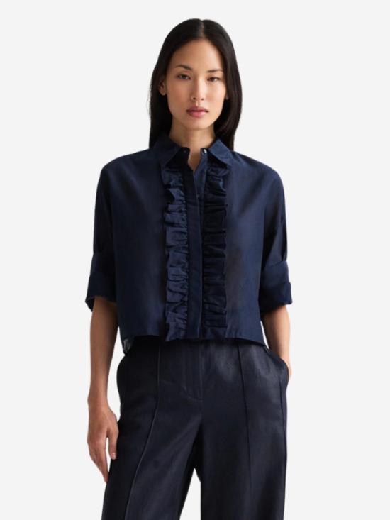  티더블유피 탑 Twp Next Ex 버튼 다운 - TWP