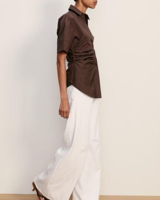  베로니카비어드 탑 베로니카 비어드 반팔 데브라  모카 - VERONICA BEARD