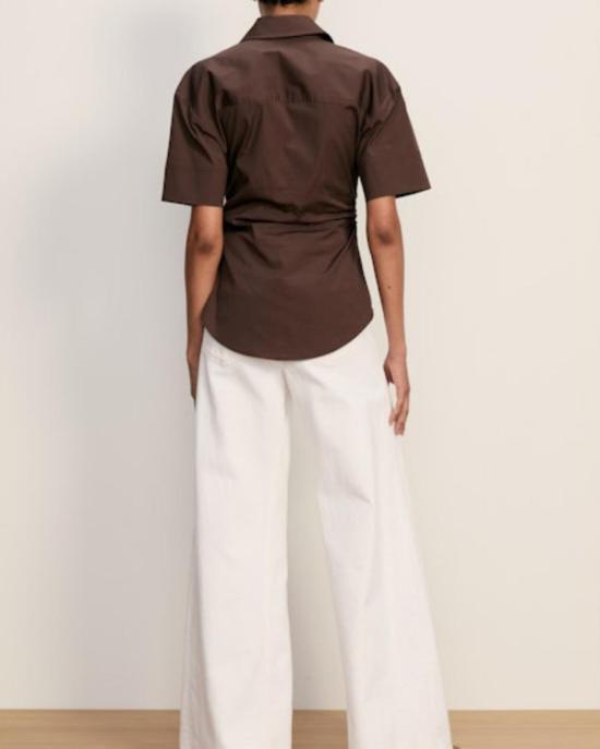  베로니카비어드 탑 베로니카 비어드 반팔 데브라  모카 - VERONICA BEARD