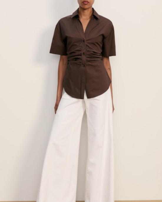  베로니카비어드 탑 베로니카 비어드 반팔 데브라  모카