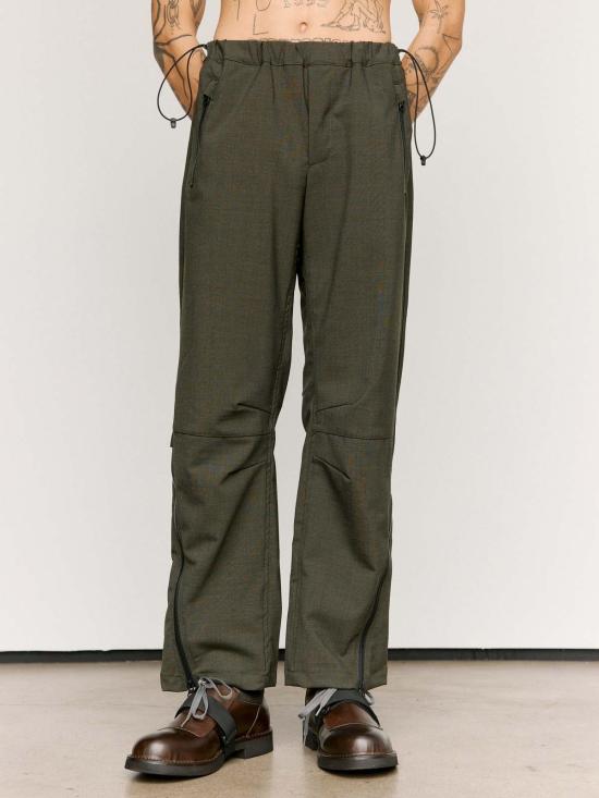  쥐알텐케이 팬츠 Gr10 K 히든 그린 울 필드