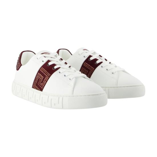 26SS 베르사체 스니커즈 1013568 1A11545 2W9E0 BURGUNDY - VERSACE