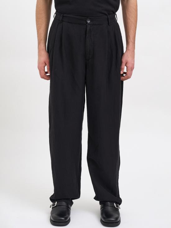 26SS 안드레아 야코브 스트레이트 팬츠 N26MSFT38VISCOSELINEN09 Black